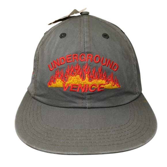 Underground Venice Slideback Hat Gray One Size Ameren UE 6 Panel W/Tags - Picture 1 of 10